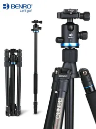 Tutucular Benro IF18 IF28 Tripod Alüminyum Taşınabilir Reflekslenmiş Monopod Profesyonel Kamera DSLR Taşıma Çantası Maksimum Yükleme 10 kg