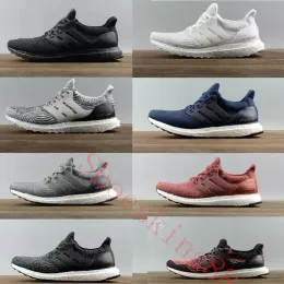 Oryginalna jakość sportu na świeżym powietrzu Ultraboosts 3.0 4.0 Buty do biegania mężczyźni kobiety Ultra Boosts 3.0 III PRIMNIT Runs Biała czarna sporta sportu