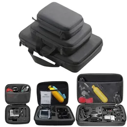 Holders Portable Carry Case Small Medium Large Size Accessory Antishock Storage Bag For Gopro Hero Action Camera Tripod storage box