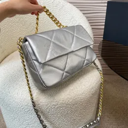 klasik flep zincir çanta parlak desen tasarımcı çanta zinciri haberci çantalar renkli parlayan crossbody çantalar yüksek kaliteli el çantası elmas kafes el çantası