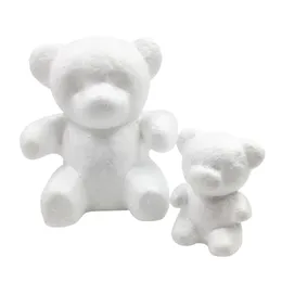 15 10cm Modelling Polystyrene Styrofoam Foam Bear Model Handmade Material Diy Bear Christmas Party Decoration Supplies Gifts226D