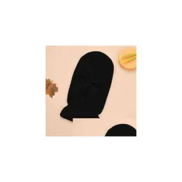 Cycling Caps أقنعة Neon Clava Threehole Ski Mask Tactical Fl Face Hat Winter Halween Party Limited Embroidery3582252 Drop delive dhwiw