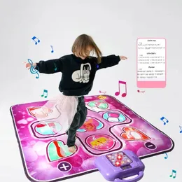 Tangentbord pianomusikmatta dansande playmat dans filt pad game barn spelar matta matta förälder barn leksak interaktiv 231215