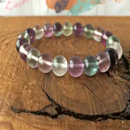 MG0312 New Design Fluorite Women's Bracelet Natural Gem Stone Yoga Bracelet Negative Energy Protection Wrist Mala Jewelry1852