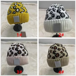 Designer Beanie Berretti di marca per donna Uomo Inverno lavorato a maglia Leopard Cappelli unisex Ladies Warm Gorras Tie Dye Knit Berretti 2021287g