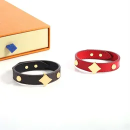 Bracelet à breloques à la mode, bracelets de styliste de tempérament pour hommes et femmes, haute qualité, 2 couleurs, 267b