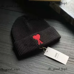 AMI Knit Hat Love A Embroidery Woman Designer Beanie Cap Flanged Woolen Hat Warm Couples Ski Cold Hat 216