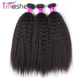 Synthetic Wigs Tinashe Hair Peruvian Bundles Remy Human 3 Natural Color 1028 inches for sale with quirky straight hair 231215