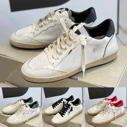 Designer goldenes gooseics italiano superstar retro desgastado sapatos esportivos ballstar luxo lantejoulas velho sujo sola mocassins clássico ouro preto homens mulheres sapatos casuais