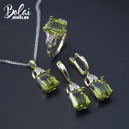 Set Bolai Nano Diaspore Set di gioielli Sterling Sier Cambia colore Anello Zultanite Orecchini pendenti per le donne Matrimonio con pietre preziose