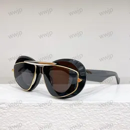 Novos óculos de sol masculinos óculos de sol de designer para mulheres óculos de olho de gato quadro de alta qualidade occhiali redondo da sola lw40120i