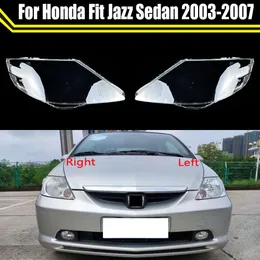 Auto Faro Anteriore Copertura Auto Faro Paralume Coprilampada Testa Della Lampada Luce Lente In Vetro Borsette per Honda Fit Jazz Sedan 2003 ~ 2007