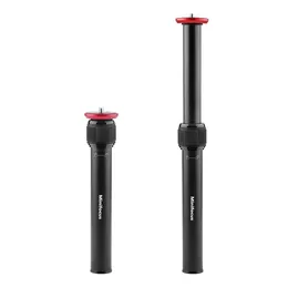 Hållare Aluminium 2 Avsnitt TripoD Center Column Extension Tube Extender Gimbal Pole Handheld Bar Telescopic Stick Rod för DSLR Camera