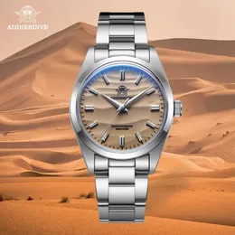 Andere Uhren ADDIESDIVE 36mm Männer Armbanduhren Luxus Topf Abdeckung Glas AR beschichtet Quarz 10bar wasserdicht Reloj Hombre AD2030 231215