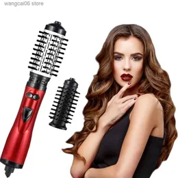 Asciugacapelli elettrico 3 in 1 Piastra per capelli elettrica rotante Spazzola professionale per capelli Riscaldamento Pettine arricciacapelli Asciugacapelli Asciugacapelli Apparecchi per lo styling T231216