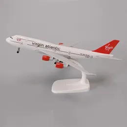 Modelo de aeronave 20cm liga de metal britânica B747 Airlines Boeing 747 Airways Diecast Avião Modelo de Avião Modelo de Avião com Rodas 231208