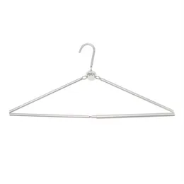 1pc Tragbare Faltbare Kleiderbügel Aluminium Legierung Kleidung Rack Für Reise Haushalt Schlafsaal Kleiderbügel Falten Hangers338o