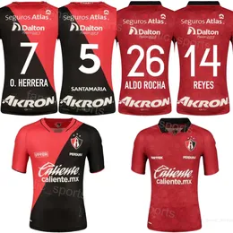 Camisa de futebol masculina 26 ROCHA Atlas 17 MARTINEZ 32 LOZANO 5 ZALDIVAR 23 CAICEDO 30 AGUIRRE 20 ZAPATA Kits de camisa de futebol uniforme 23/24 respirável personalizado