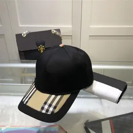 Gorras de béisbol clásicas Hombres negros Gorra de bola Diseñador para mujer Sombrero de pico Sombrero a cuadros Moda Sombreros de cubo Verano al aire libre para hombre Wear2736