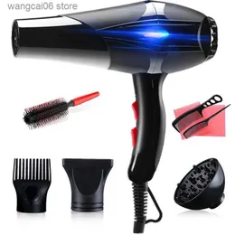 電気ヘアドライヤープロフェッショナル3200WヘアドライヤーバーバーサロンスタイリングツールホットコールドエアブロードライヤーハウスホールドクイックドライエレクトリックヘアドライヤーT231216