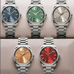 Luxusuhr, 40 mm, Herren-Designeruhr, automatisch, rundes Edelstahl-Zifferblatt, Sport- und Freizeitqualität, mechanische Uhr