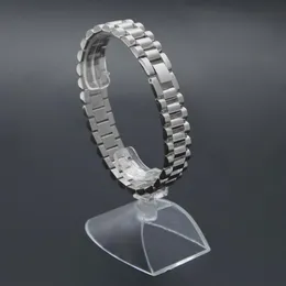 Pulseira de relógio link pulseira 22 5cm 1 5cm coroa aço inoxidável estilo presidente ajustável masculino hip hop pulseira legal gift255i