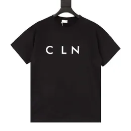 Designer Luxury Celins Classic Pure Cotton Short Sleeved Casual and Fashionable, Sailing T-Shirt unisex