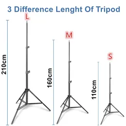 Suportes S / M / L Tripé para celular Smartphone Câmera Selfie Stick para suporte de telefone Selfie Stick Mobile