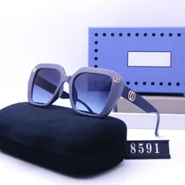 Markendesign-Brille, Metall-Goldrahmen, luxuriöse, hochwertige Sonnenbrille, Herren- und Damenbrille, Blackout-Sonnenbrille