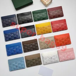 10A Designer Wallet Saint-Sulpice Cardholder Card Wallet Passport ID-kort Mini Plånbok Purse Top Quality Läder Key Bag Credit Luxury With Box