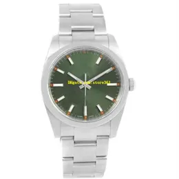 8 Style 04 Mens Watches 36mm Stainless Steel Watch 116900 77080 114200 116000 114200 114210 Air King Movement Watc292T