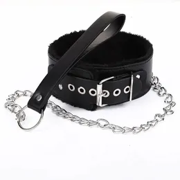 Adult Toys Sex Toys Slave Bondage Collar Erotic Leash Adjustable Necklace PU Leather SM Choker for Women Sexual Couples Adult Games 231216