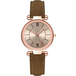 McyKcy Brand Leisure Fashion Style Womens Watch Good Selling Gold Case Quartz Movement Ladies Watches Leather Wristwatch249b