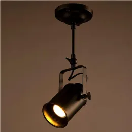 Loft vintage LED LED lampy ścieżkowe kutego żelaza lampy sufitowe Pasek odzieży