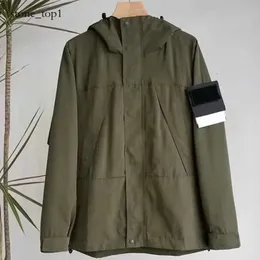 Stones Island-Jacke, Designer-Abzeichen, Hemdjacke, lockerer Stil, Frühling und Herbst, Herren-Top, Oxford, atmungsaktiv, tragbar, High Street Stones 452