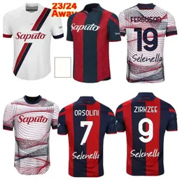 23 24 Bolonha Futebol Jerseys ORSOLINI ARNAUTOVIC 2023 2024 Raimondo Zirkzee Aebischer Schouten Camisas de futebol LYKOGIANNIS SOUMAORO BONIFAZI Uniformes masculinos tops