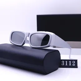 3112 Projektant luksusowych mężczyzn zakaz klasy klasycznej marki retro kobiety okulary przeciwsłoneczne designerskie okulary okulary metalowe okulary przeciwsłoneczne kobiety mężczyźni z pudełkiem