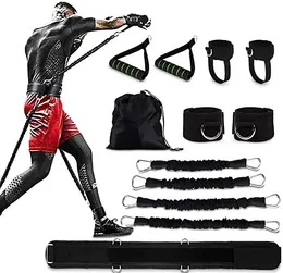 Direnç Bantları Bronjee Sports Fitness Bounce Trainer Bacak Bant Seti Boks Egzersiz Kemeri Kuvvet antrenmanı için Egzersiz 231216