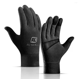 Cycling Gloves 20Pair Outdoor Winter Thickened Fleece Touch Screen Skiing Warm Windproof Waterproof Mountaineering