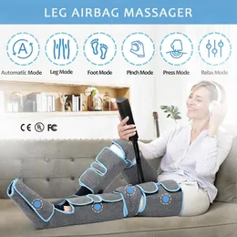 360° Foot Air Pressure Leg Massager Promotes Blood Circulation Body Muscle Relaxation Lymphatic Drainage Device 231226