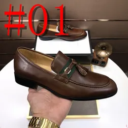 40style Herren-Schuhe mit goldfarbener Schnalle, Erbsenschuhe, britische spitze Zehenpartie, atmungsaktive Jugend-Designer-Kleiderschuhe, Abendkleid-Schuhe, Slipper-Schuhe