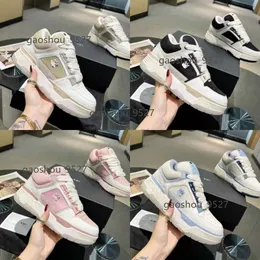 أحذية عظمية Amari Skel Amirl Quality Amirlies Shoe Am Running Amis High Imiri Shoes Amiiri Bones Casual MA1 Runway Trainer Top Sneaker Low-Gen-Men Women