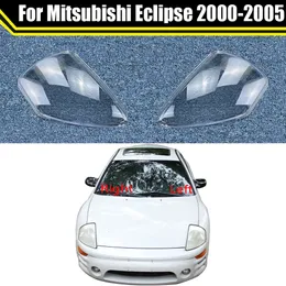 Car Front Glass Lens Lamp Shade Shell for Mitsubishi Eclipse 2000-2005 Transparent Lampcover Auto Light Case Headlight Cover