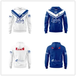 NRL Jersey Bluzy 2023 2024 NOWOŚĆ Australia Belleville Bulldogs NRL Vest Bluer's Men's Sport -Owwar Pullover Outdoor Bluzy NRL Chanrl Dv6f