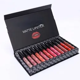 Lipgloss, mehrere Lippenstifte, Kylie Matte Lipgloss-Set, wasserfest, langlebig, feuchtigkeitsspendend, Lippenstifthülsen, Damen-Lippentönung, Coametic 231216