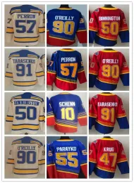 Hockey 2023 Winter Classic Hockey 91 Vladimir Tarasenko koszulka 50 Binnington 55 Colton Parayko Ryan O'Reilly 57 David Perron 10 Brayden