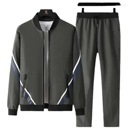 Men's Tracksuits Casual Tracksuit Sportswear Joggers Training 2 Piece Sports Suit Jacket Pant Sweatsuit Men Fashion Clothing