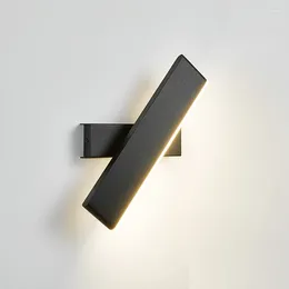 Wandleuchte Nordic Rotation LED Aluminium Adjustsimple Beleuchtung Bar Korridor Wohnzimmer Schlafzimmer Nachttisch Lesedekor Lampen