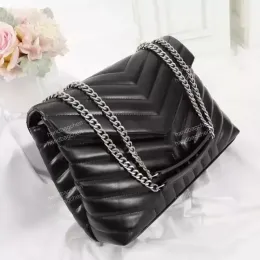 Luxury Designer Bags Shoulder Bag Quilted Messenger LOULOU Womens Designers Black Leather Large-Capacity Chain Handbags Purse Shopping Crossbody Totes