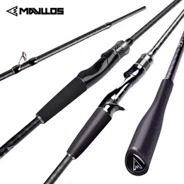 Canne da pesca in barca Mavllos CAVALRY Canna da pesca per basso esca 5-15g / 7-28g 1.98M Canna da pesca alla carpa in acqua salata Spinning Casting con punta media veloce 231216